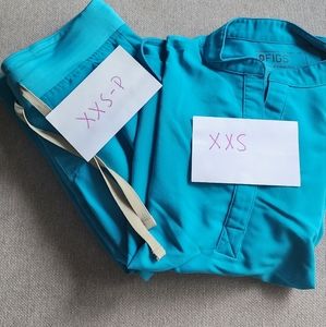 Figs Teal set xxs-petite joggers/Rafaela top